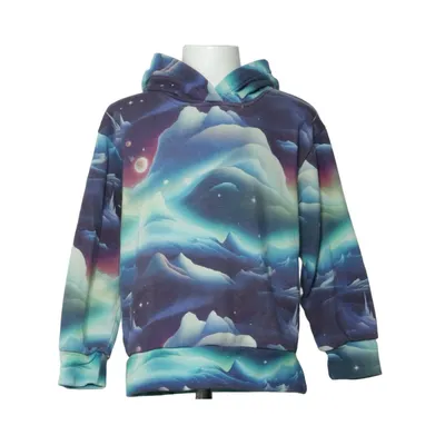 Huvtröja (Blå, Flerfärgad) från Lindex Bomull, Polyester