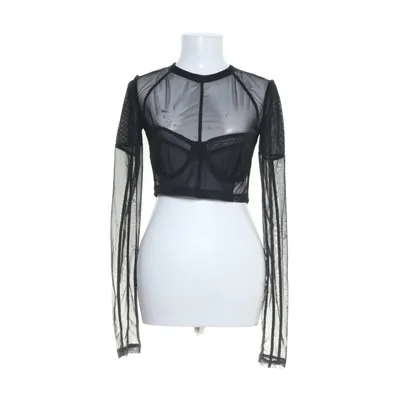 Crop top (Svart) från Mistress Rocks Los Angeles