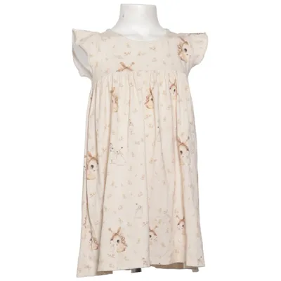 Klänning (Beige, Flerfärgad) från Geggamoja x Mrs Mighetto Bambu, Elastan, Ekologisk bomull