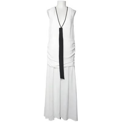 Robe longue (Blanc, Noir) de NA-KD Polyester