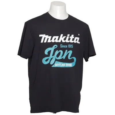 T-shirt (Grå, Blå, Vit) från Makita Elastan, Polyester