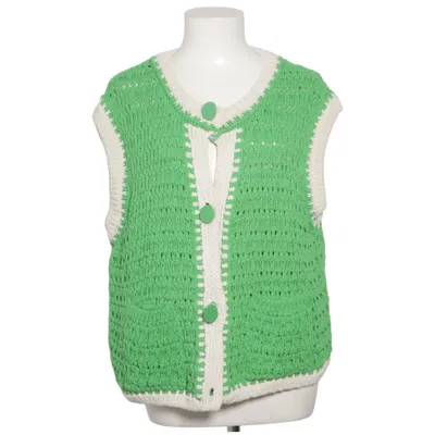 Väst (Grön, Vit) från Zara Bomull, Polyester