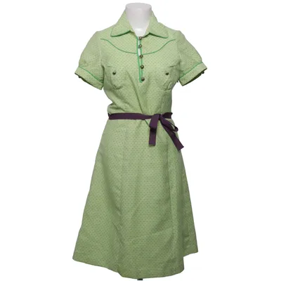 Shirt dress (Green, Purple) from By Groth Cotton, Polyester