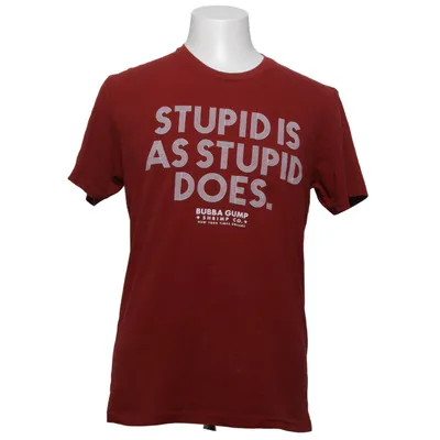 T-shirt (Röd) från Bubba Gump Bomull, Polyester