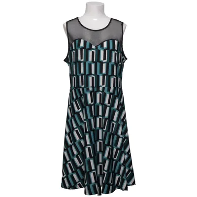 Jurk (Zwart, Blauw, Wit) van Sweet Miss Elastaan, Polyester, Viscose