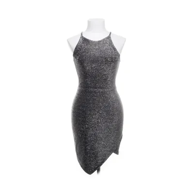 Cocktailklänning (Silverfärgad) från Topshop Elastan, Metallfiber, Polyamid, Polyester