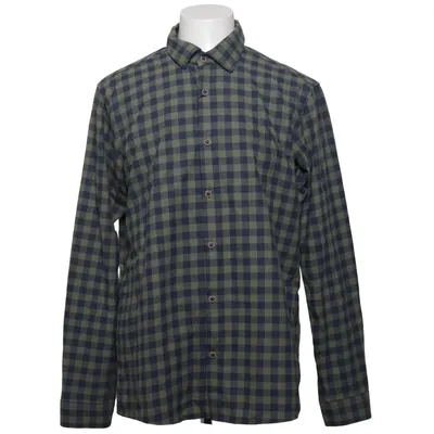Flannel shirt (Blue, Green) from Ombre Cotton, Polyester