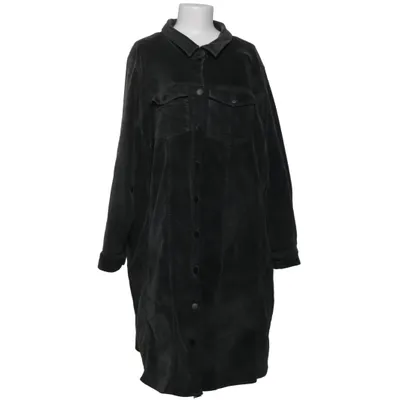 Shirt dress (Gray) from Zizzi Cotton, Elastane