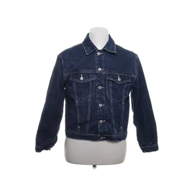 Gevoerde spijkerjas (Blauw) van J.Galt Katoen, Nylon