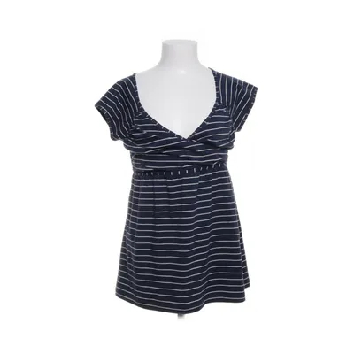 Peplum top (Blue, White) from 365 Sunshine Cotton, Elastane