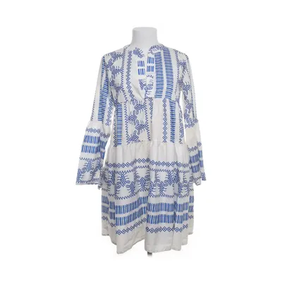 Klänning (Vit, Flerfärgad) från Misslook Bomull, Polyester