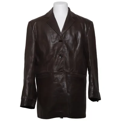 Blazer en cuir (Marron) de Leather Legend Cuir