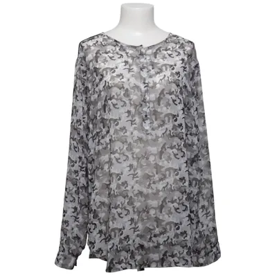 Blouse (Gray, Black, White) from One Two & Luxzuz Polyester