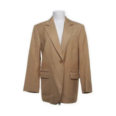 Blazer (Beige) from Sandro Polyester, Cotton, Viscose