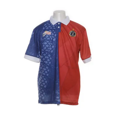 Poloshirt (Blauw, Rood, Wit) van Bruut Polyester
