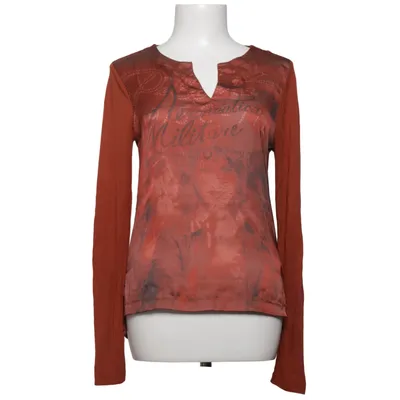 T-shirt à manches longues (Rouge) de Aeronautica Militare Polyester, Viscose