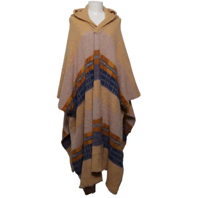 Poncho (Bleu, Jaune, Multicolore) de Free People Acrylique, Élasthane, Nylon