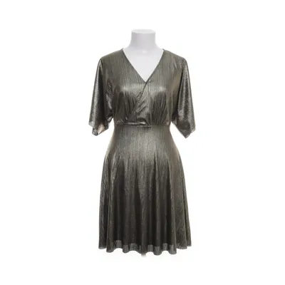 Cocktailklänning (Grön, Guldfärgad) från Cache Cache Elastan, Polyester