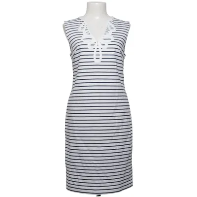 Jurk (Wit, Blauw) van Quiosque Katoen, Elastaan