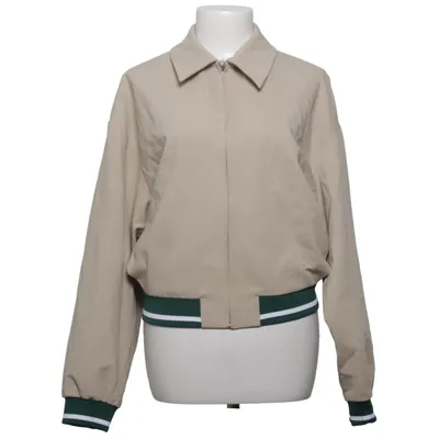 Bomberjacke (Beige, Grün, Weiß) von Zara Elasthan, Polyester