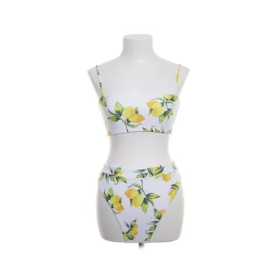 Bikini (White, Multicolored) from Missguided Elastane, Polyamide, Polyester