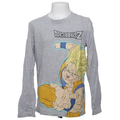 Long sleeve T-shirt (Gray, Multicolored) from DragonBallz Cotton, Viscose