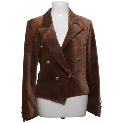 Blazer (Marron, Multicolore) de Ravens Coton