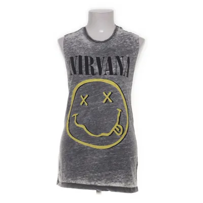 Jurk (Grijs, Geel) van Nirvana Katoen, Polyester