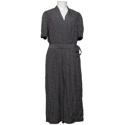 Robe portefeuille (Noir, Blanc) de Karin Stevens Viscose