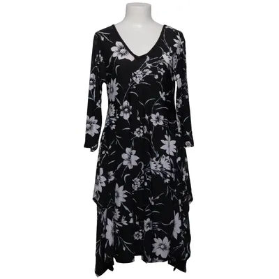 Wickelkleid (Schwarz, Weiß) von Tessa Elasthan, Polyester