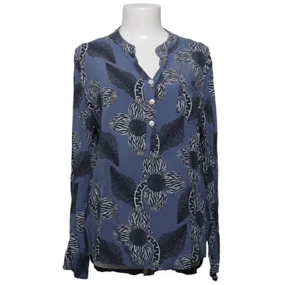 Blouse (Blue, Black, White) from Marta Viscose