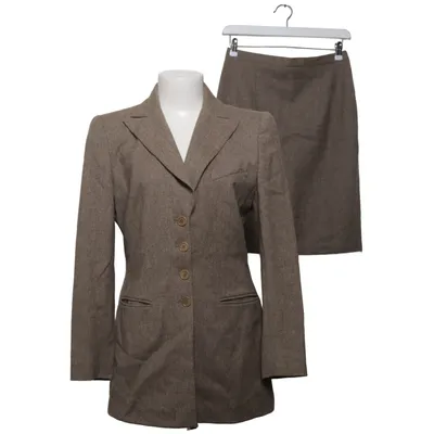 Tailleur jupe (Marron) de Rena Lange Cachemire, Laine