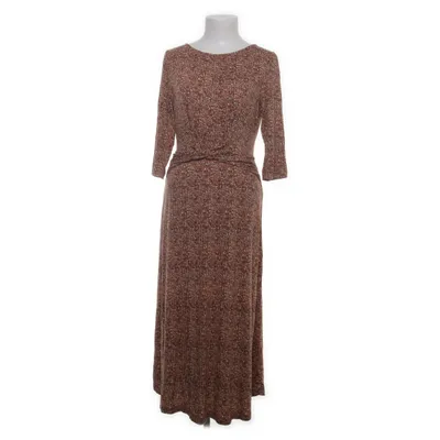 Maxi dress (Brown, Multicolored) from Surkana Elastane, Viscose
