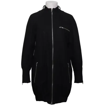 Jas (Zwart) van Velour Polyester, Viscose, Wol