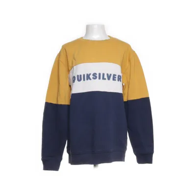 Collegetröja (Gul, Flerfärgad) från Quiksilver Bomull, Polyester