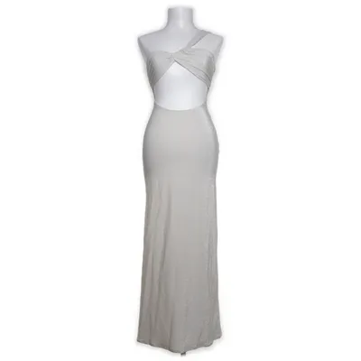 Evening gown (Gray, Silver) from Weworewhat Nylon, Elastane
