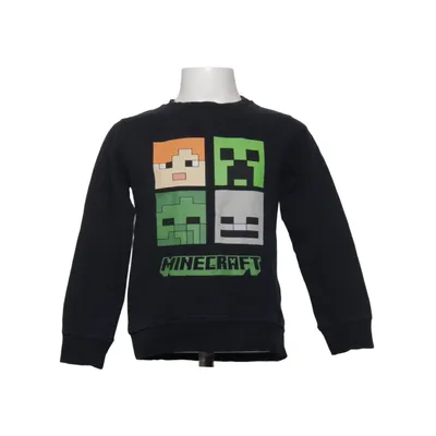 Collegetröja (Svart, Grön, Flerfärgad) från Minecraft Bomull