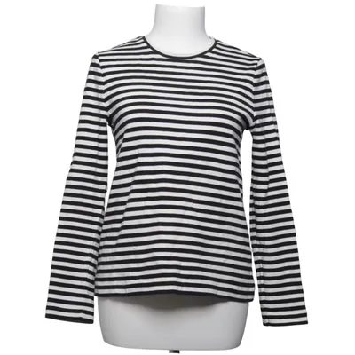 Långärmad t-shirt (Svart, Vit) från COS Bomull, Polyamid