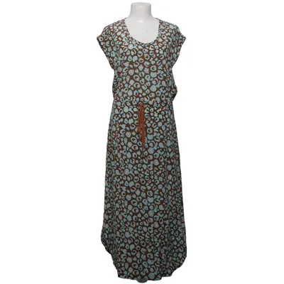 Jurk (Bruin, Turquoise, Meerkleurig) van Marella Zijde