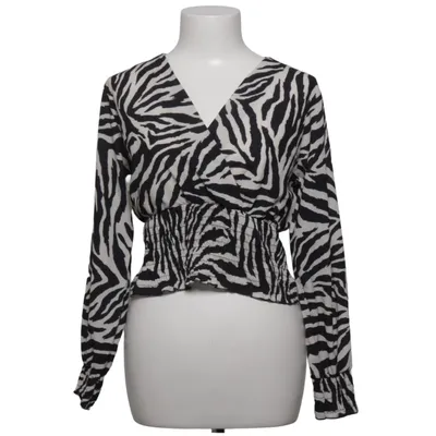 Blouse portefeuille (Noir, Beige) de Hailys Polyester