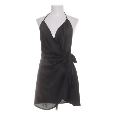 Wrap dress (Black) from PrettyLittleThing