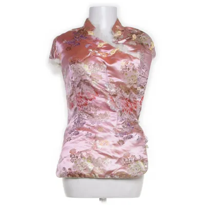 Cheongsam (Pink, Multicolored)