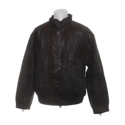 Läderjacka (Svart, Brun) från Yorn Acetat, Skinn, Nylon