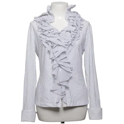 Blouse (Wit, Zwart) van Blanc Nature Elastaan, Polyamide
