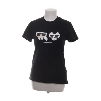 T-shirt (Svart) från Karl Lagerfeld Elastan, Ekologisk bomull