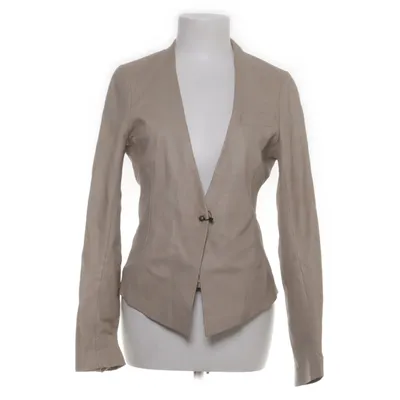 Blazer en cuir (Beige) de Vanilla Cuir