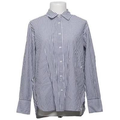Chemise (Bleu, Blanc) de Uniqlo Coton