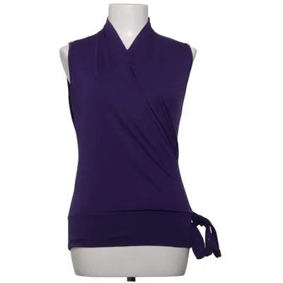 Slå-om top (Lilla) fra City Elastan, Polyester, Viscose