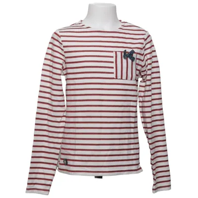 Long sleeve T-shirt (White, Red) from Sergent Major Cotton, Metallic fiber, Polyester