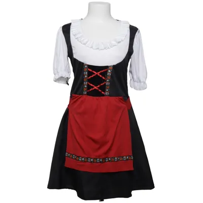 Dirndl (Sort, Hvid, Rød) Polyester